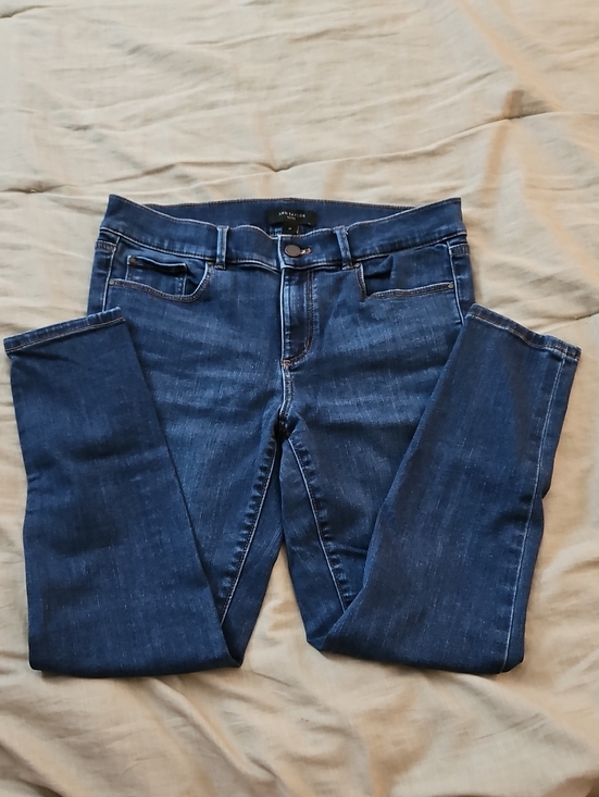 Ann Taylor Denim - Ann Taylor Dark Blue Skinny Jeans